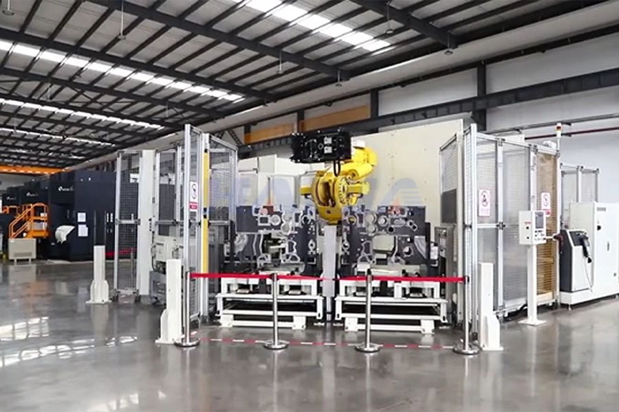 紡機(jī)關(guān)鍵部件FMS柔性加工生產(chǎn)線(xiàn)